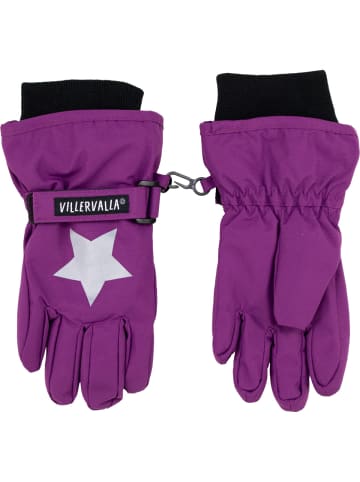 Villervalla Handschuhe Sterne in lila