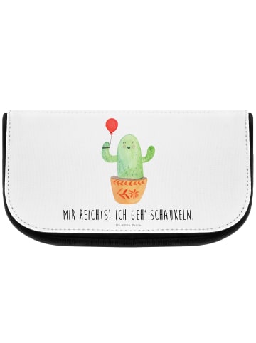 Mr. & Mrs. Panda Kulturbeutel Kaktus Luftballon mit Spruch in Weiß