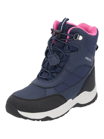 Geox Winterstiefel in navy/fuchsia