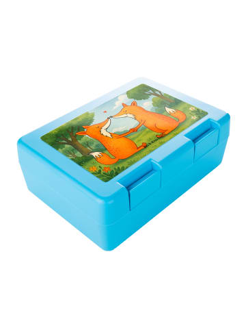 Mr. & Mrs. Panda Bento Box Füchse Liebe Design ohne Spruch in Weiß
