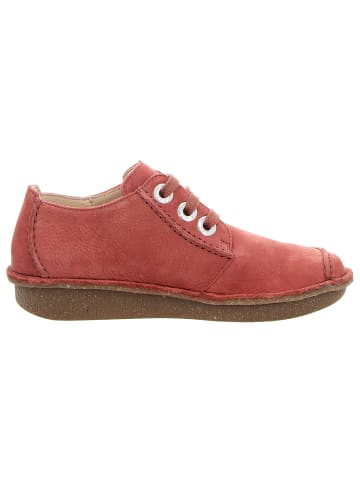 Clarks Schnürschuhe in rot