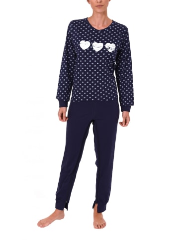 NORMANN Pflegeoverall langarm Reissverschluss - 15990 in navy