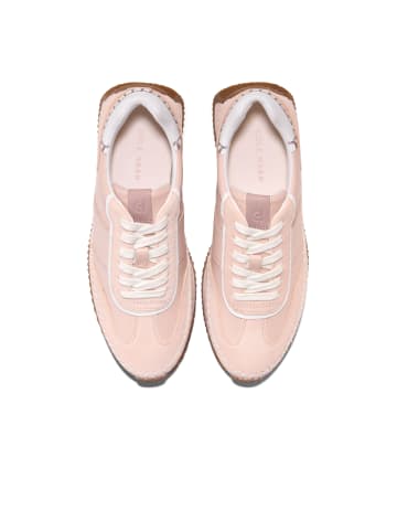 Cole Haan Sneaker Lo GRANDPRO PREMIER RUNNERS in CAMEO ROSESUEDEOPTIC WHITE