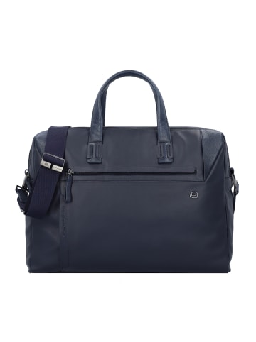 Piquadro Pan Aktentasche Leder 43.5 cm Laptopfach in night blue