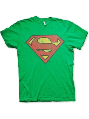 Superman T-Shirt in Grün