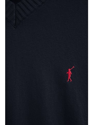 Polo Club Pullover MAN RIGBY GO V WOOL KYE LONG SLEEVE REGULAR FIT in Navy Blau