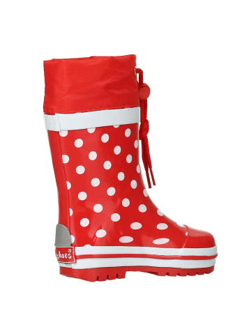 Playshoes Gummistiefel Punkte in Rot