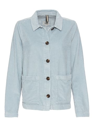 Camel Active Cordjacke aus reiner Baumwolle in Blau