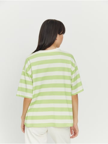 MAZINE T-Shirt Ravi T in apple green/offwhite