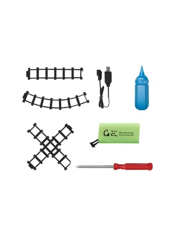 Wisam® Electric Train Classic Train Lights Sounds Smoke 24 Stk.