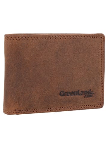 Greenland Nature Montenegro Geldbörse RFID Leder 10,5 cm in braun