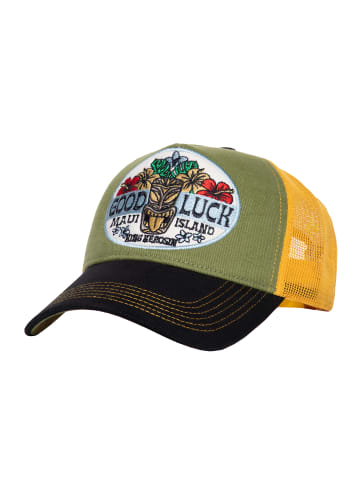 King Kerosin King Kerosin Trucker Cap Good Luck in grün