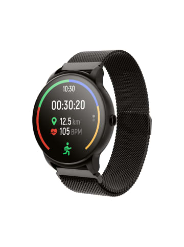 COFI 1453 Fitness Tracker Wasserdicht IP67 Multi-Sport-Funktion Smart Watch in Schwarz