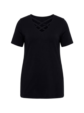 MIAMODA Shirt in schwarz