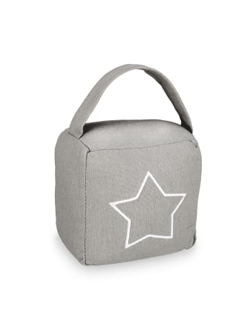relaxdays 2x Türstopper "Sack" in Grau