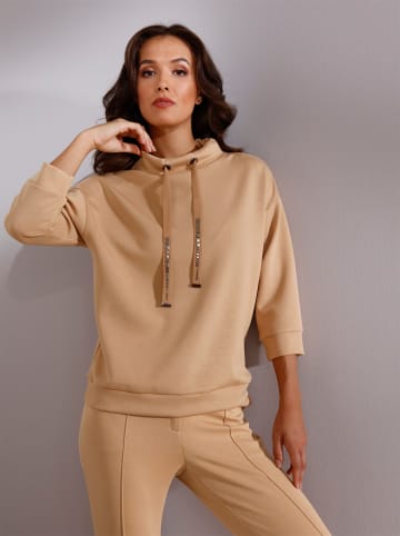 creation L Modal-Mix-Sweatshirt in camel