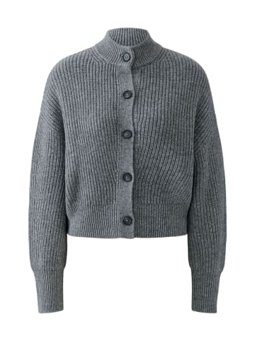 Oui Strickjacke in grey