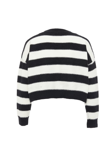 faina Damen Pullover in SCHWARZ WOLLWEISS