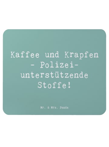Mr. & Mrs. Panda Mouse Pad Spruch Polizist Kaffee Krapfen mit Sp... in Meeresbrise