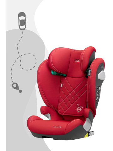 AVOVA Avova Sora-Fix Kindersitz 100 cm - 150 cm / 4-12 Jahre - Farbe: Maple Red