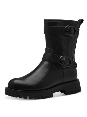Tamaris Reißverschlussstiefelette in schwarz