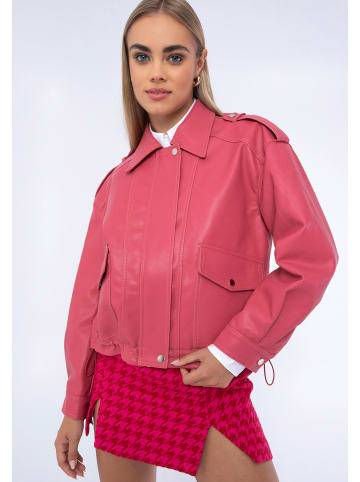 Wittchen Eco leather jacket in Pink