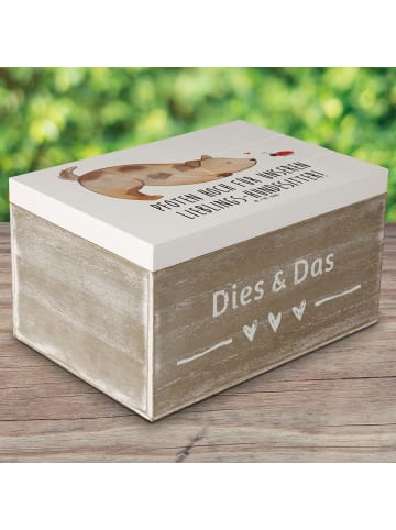 Mr. & Mrs. Panda Aufbewahrungsbox Lieblings-Hundesitter mit Spruch in Weiß