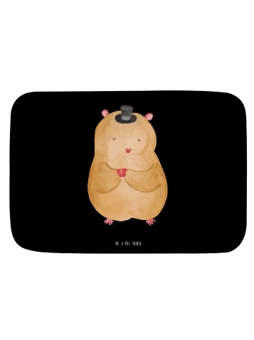 Mr. & Mrs. Panda Duschvorleger Hamster Hut ohne Spruch in Schwarz