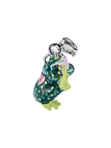Thomas Sabo Charm-Anhänger in silberfarben, grün, pink