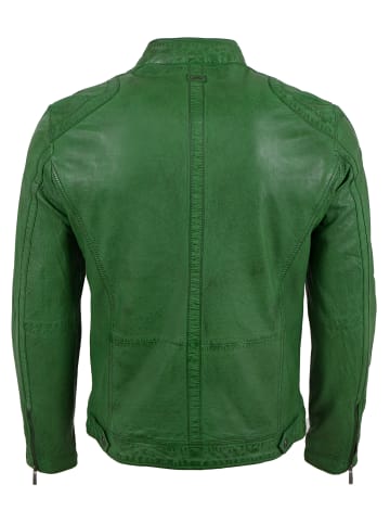 JILANI Lederjacke Lammnappa in Grün