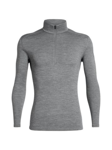 icebreaker Shirt 260 Tech LS Half Zip in Grau