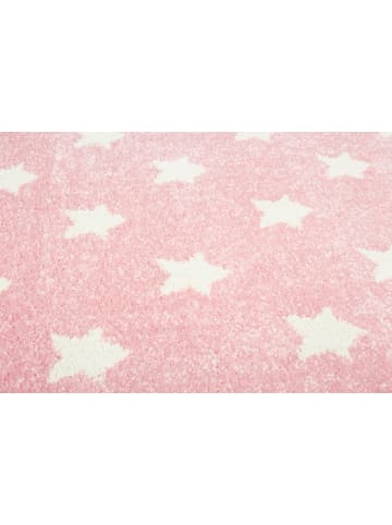 Livone Kinderteppich STARDREAMS rosa/weiss