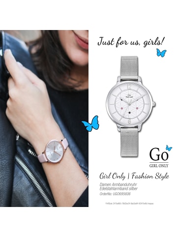 Girl Only Armbanduhr-Analog silber mittel (ca. 32mm) Girl Only Mademoiselle