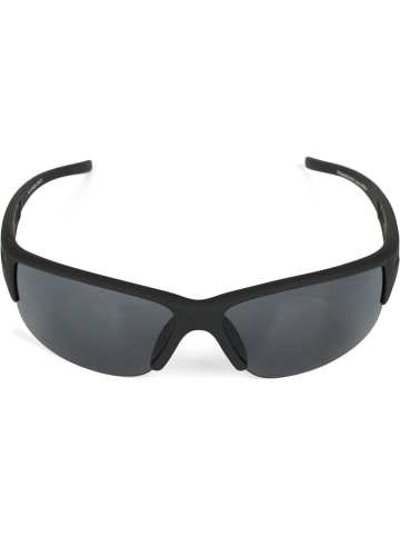 styleBREAKER Sport Sonnenbrille in Schwarz-Grau / Grau getönt