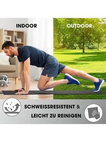 World Fitness Fitnessmatte Yamuna 183x61x1,5cm schwarz Schwarz