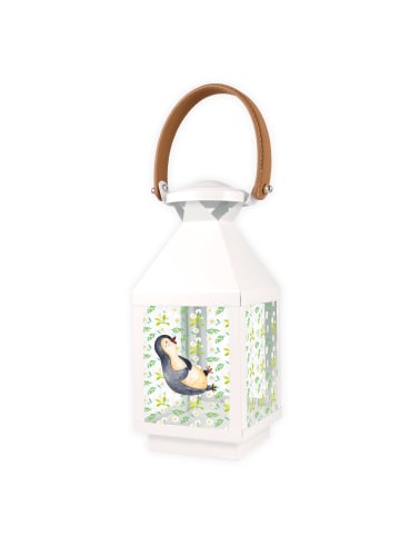 Mr. & Mrs. Panda Standlaterne Pinguin Lachen ohne Spruch in Transparent