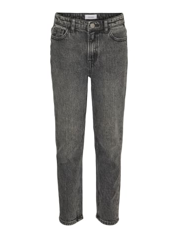 Vero Moda Girl Mom Jeans in Medium Grey Denim