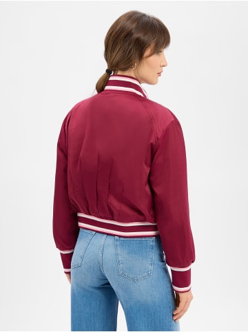 MARC CAIN SPORTS Bomberjacke in bordeaux ecru - 0001