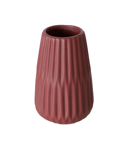 Boltze Vase in dunkelrot