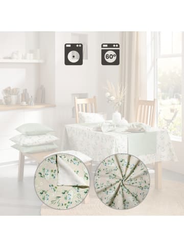 REDBEST Baumwolle Tischdecke in salbei