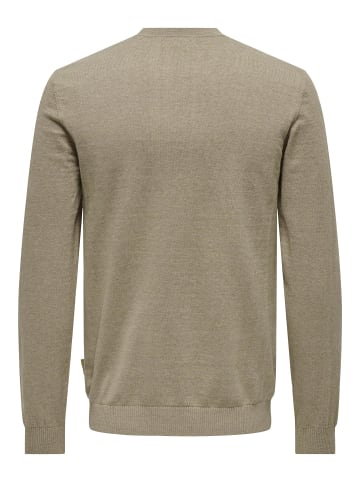 ONLY & SONS Strickpullover in Desert Taupe 1