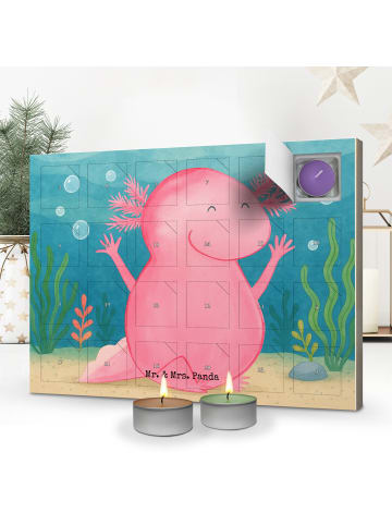 Mr. & Mrs. Panda Kerzen Adventskalender Axolotl Hurra Design ohn... in Weiß