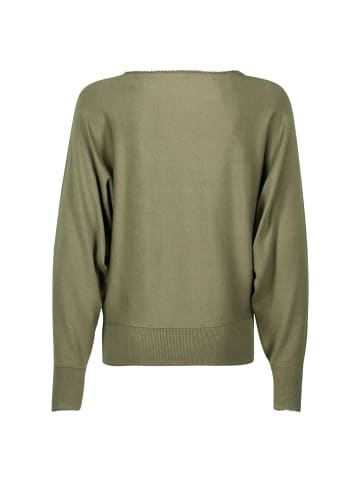 Zero  Strickpullover mit U-Boot Ausschnitt in Pale Khaki