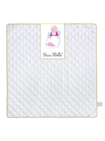 Frau Holle  PREMIUM Matratzenauflage ''LEICHT'' in Naturweiß