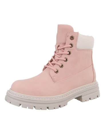 Ital-Design Stiefelette in Altrosa
