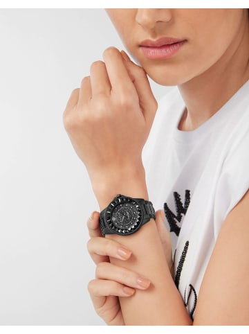Philipp Plein Analoguhr für Damen in Schwarz