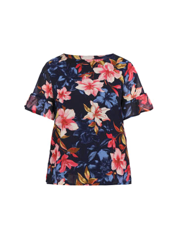 Usha Women Blouse in navy multicolor