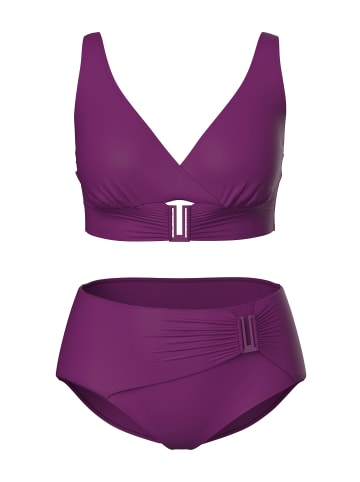 Ulla Popken Bikini in beerenpink
