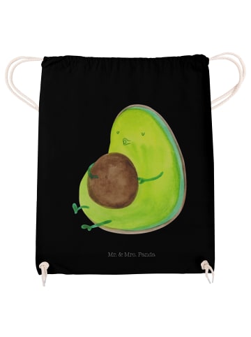 Mr. & Mrs. Panda Beutel Avocado Pfeifen ohne Spruch in Schwarz