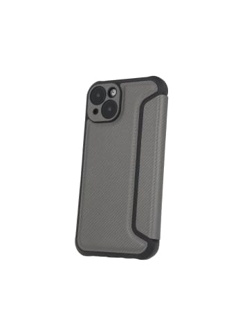 COFI 1453 Smart Carbon Handy Hülle kompatibel mit Samsung Galaxy S22 Silber in Silber